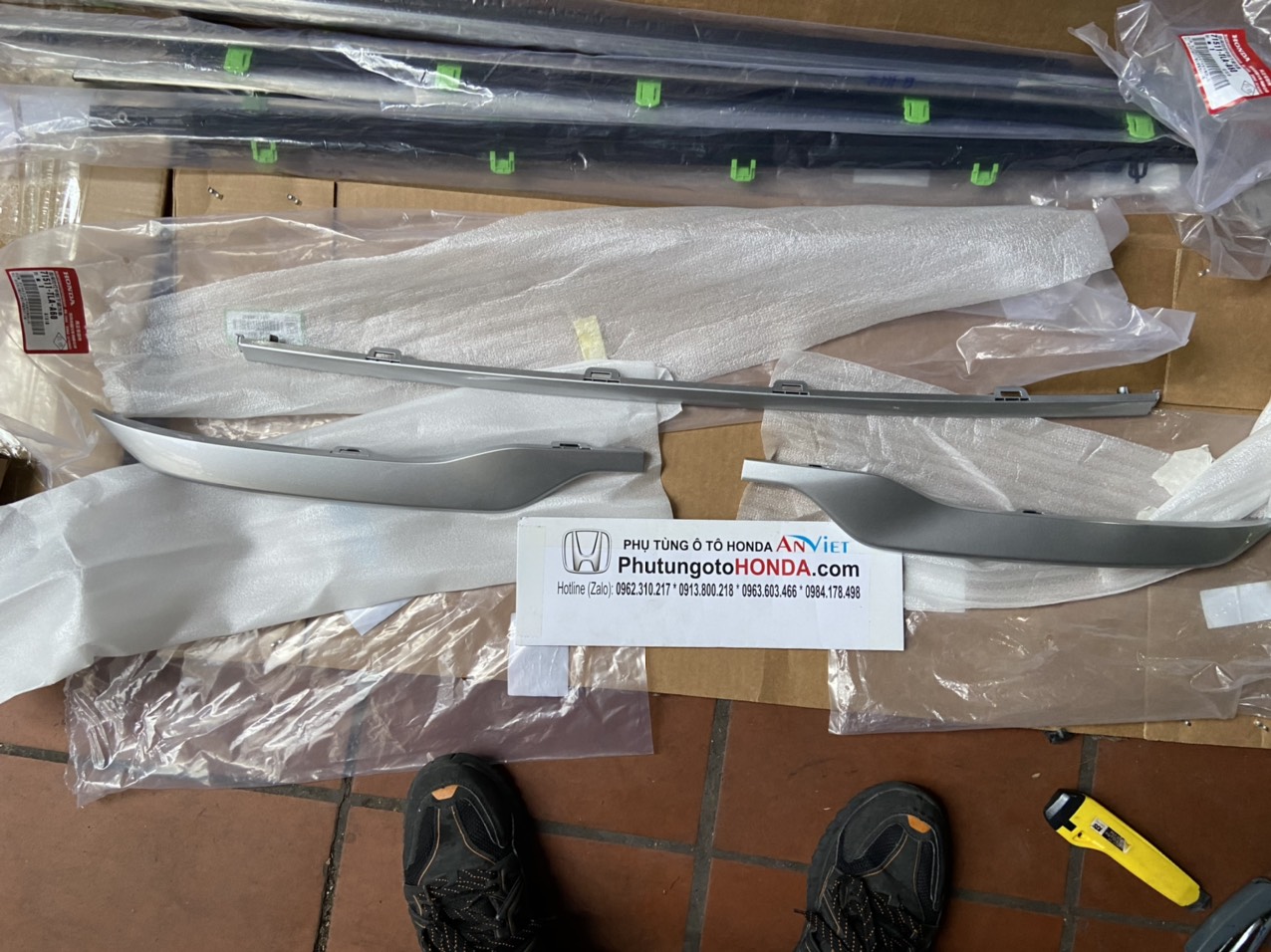 Ốp ba đờ sốc sau xe Honda CRV 2021-2023